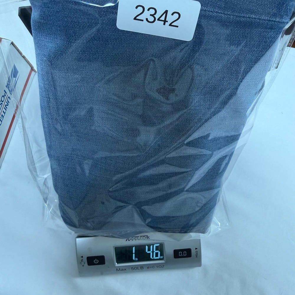 True Classic Mens Straight Leg Jeans Medium Indigo Wash 36x30 Stretch Denim NWT - Picture 7 of 7